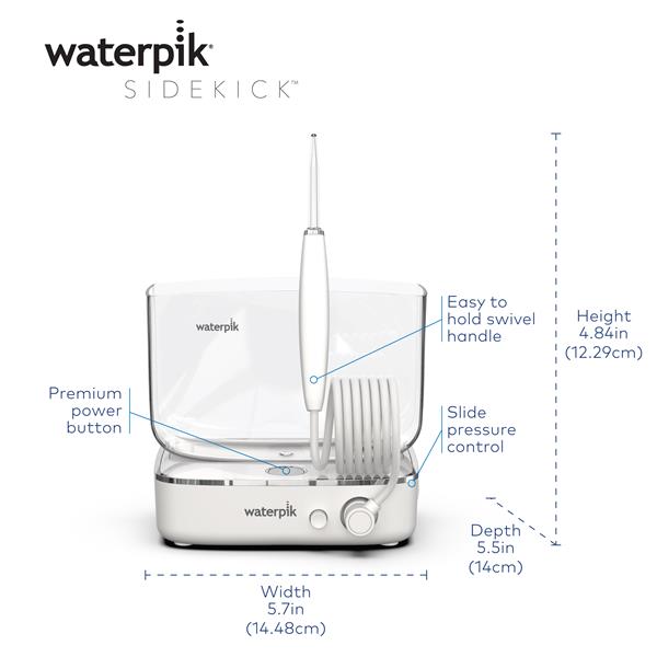 White Waterpik™ Sidekick™ Water Flosser - Waterpik