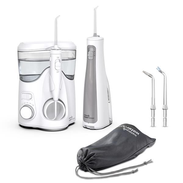 White Waterpik™ Ultra Plus and Cordless Freedom Combo - Waterpik