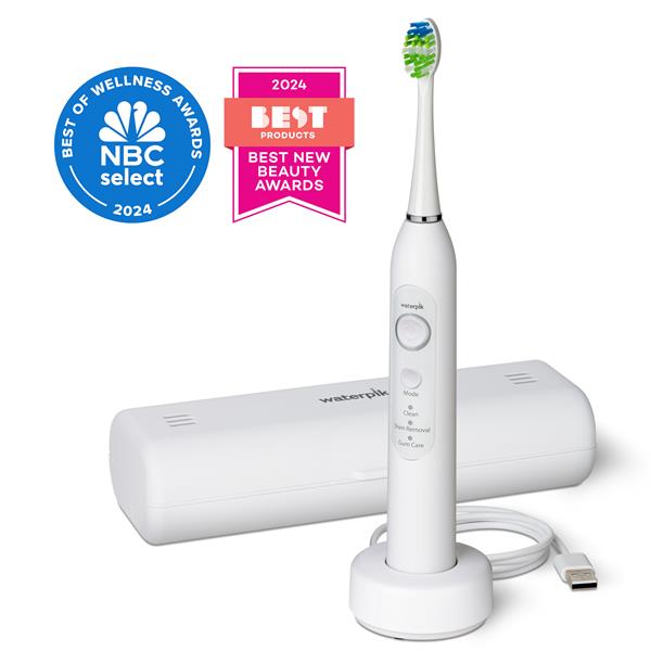 White Waterpik™ Sensonic™ Electric Toothbrush - Waterpik