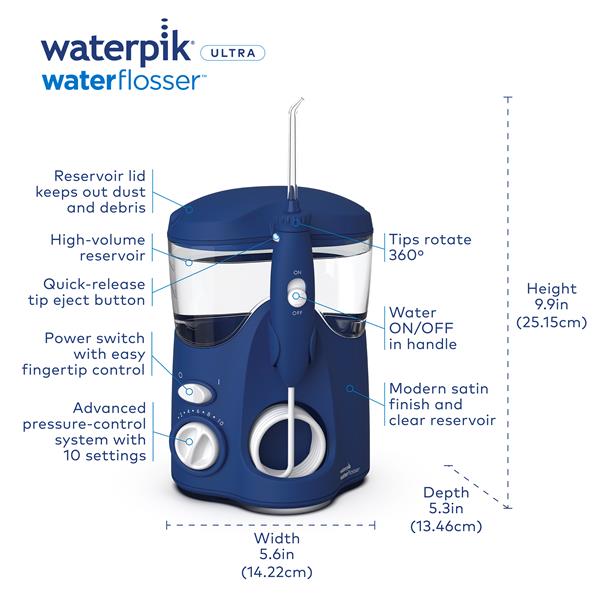 Blue Waterpik™ Ultra Water Flosser - Waterpik